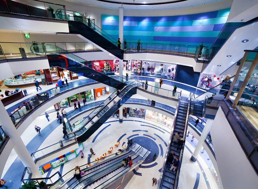 超区域性购物中心为新冠肺炎后购物提供了良好的条件